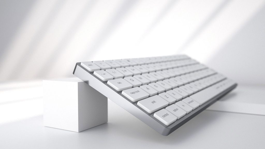 تتخيل Apple جهاز Mac-Inside-a-Keyboard يستحضر أجهزة الكمبيوتر المنزلية في الثمانينيات
