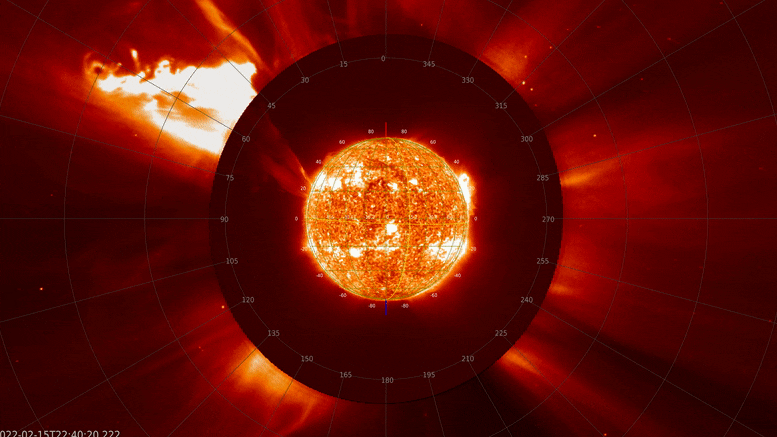 Solar Orbiter SOHO Giant Solar Eruption