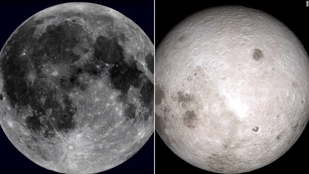 الجانبين القريب والبعيد للقمر مختلفان بشكل مدهش.  دراسة جديدة تلقي الضوء على اللغز