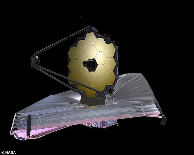تم إنتاج الطيف نفسه بواسطة أداة NIRSpec الخاصة بـ Webb ، والتي تستخدم نوافذ صغيرة لعزل وتحليل الضوء من الأجسام الموجودة في مجال رؤية التلسكوب