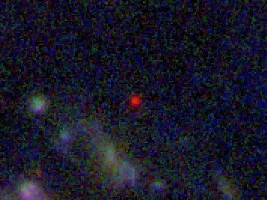 النقطة الحمراء هي أقدم مجرة ​​تمت ملاحظتها على الإطلاق.