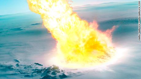 انفجر نيزك في الهواء فوق القارة القطبية الجنوبية منذ 430 ألف عام