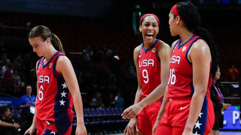 فريق كرة السلة للسيدات الأمريكي يسجل 145 نقطة بفوزه على كوريا الجنوبية ، محطماً الرقم القياسي في كأس العالم لكرة السلة