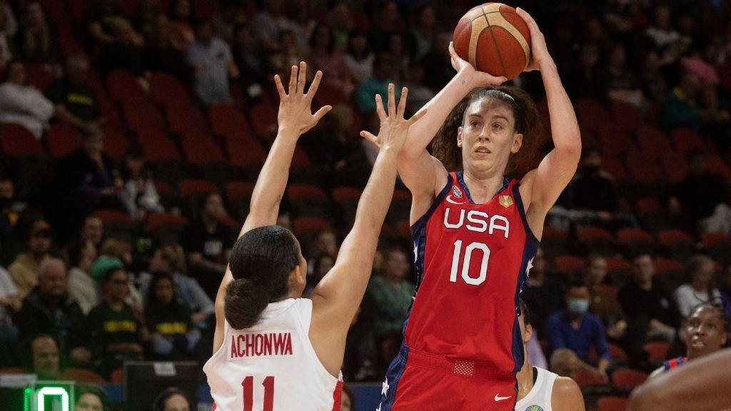 يهزم فريق الولايات المتحدة الأمريكية كندا للوصول إلى مباراة الميدالية الذهبية في كأس العالم لكرة السلة للسيدات فيبا