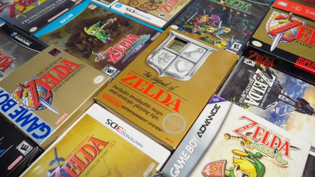 عشوائي: فن "الصندوق الأسود" الأصلي لأسطح NES Zelda ، و Link سعيد
