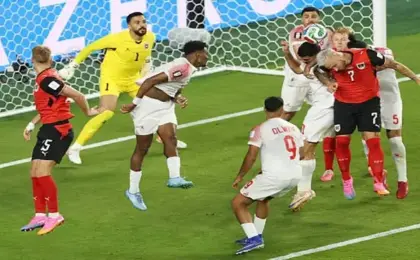 فى أول مشاركة بكأس العالم ..الأردن تخسر أمام النمسا 3/1
