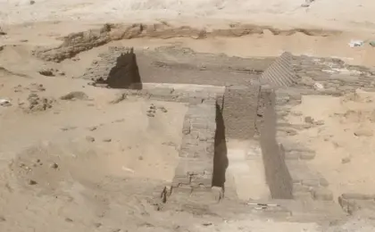 بالصور .. كشف أثرى بـ “جبل الطير” فى المنيا يعيد رسم ملامح العمارة الجنائزية فى مصر القديمة