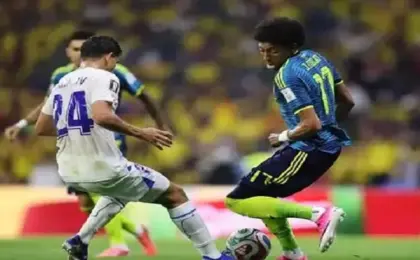 المنتخب الكولومبى يفوز على أوزباكستان بثلاثة أهداف