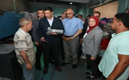 وزير الصناعة ومحافظ الإسكندرية يتفقدان مجمعات مرغم للصناعات البلاستيكية