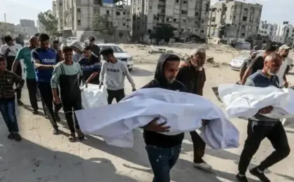 شهيدان ومصابون فى قصف الاحتلال لمدينة غزة واستهداف مركبة فى خان يونس