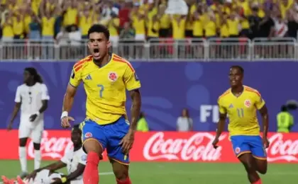 كولومبيا تجتاز غانا وتكمل عقد المتأهلين لدور الـ16 بكأس العالم